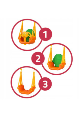 MalPlay Leagan 3 in 1 Swing with a Teddy Bear - BKid.ro