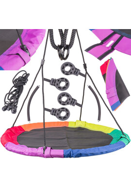 MalPlay Leagan pentru copii Storks Nest tip cuib 102 cm diametru Multicolor - BKid.ro