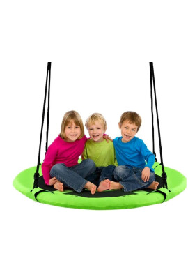 MalPlay Leagan pentru copii Storks Nest tip cuib 116 cm diametru Verde - BKid.ro