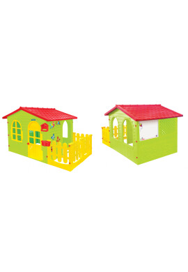 Mochtoys Casuta de joaca de exterior mare pentru copii cu gardulet 12243 - BKid.ro