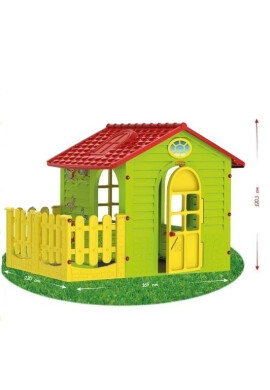 Mochtoys Casuta pentru copii Garden House mica cu gard - BKid.ro