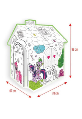 Mochtoys Coloreaza-ti Casuta My Little Pony - BKid.ro