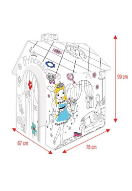Mochtoys Coloreaza-ti Casuta Printeselor - BKid.ro