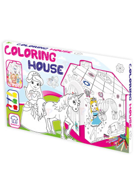 Mochtoys Coloreaza-ti Casuta Printeselor - BKid.ro