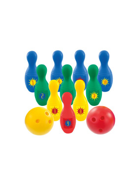 Mochtoys Set bowling cu 10 popice si bile - BKid.ro