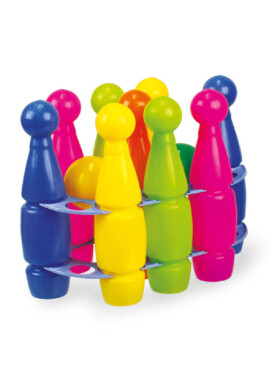 Mochtoys Set bowling cu popice si bile Small Skittles - BKid.ro