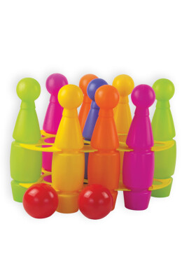 Mochtoys Set bowling cu popice si bile Small Skittles - BKid.ro