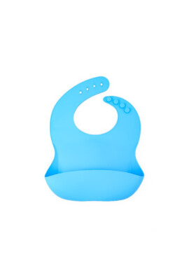 Oaki Baveta reglabila din silicon moale pentru bebelusi albastru - BKid.ro