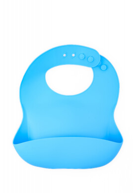 Oaki Baveta reglabila din silicon moale pentru bebelusi albastru - BKid.ro