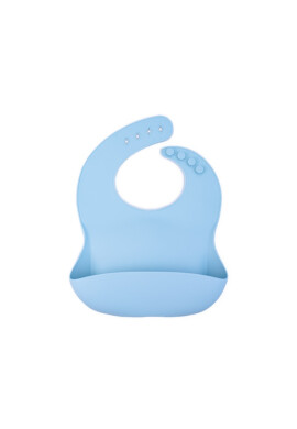 Oaki Baveta reglabila din silicon moale pentru bebelusi bleu - BKid.ro