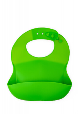 Oaki Baveta reglabila din silicon moale pentru bebelusi verde - BKid.ro