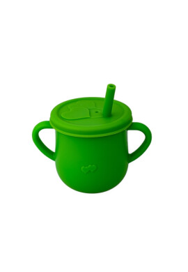 Oaki Set diversificare pentru copii din bambus verde - BKid.ro