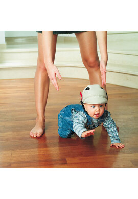 OK BABY Casca protectie No Shock OKBaby-807 bej - BKid.ro