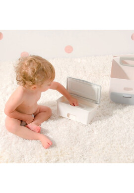 Ubbi Dispenser servetele umede alb - BKid.ro