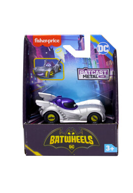 Fisher Price Mini vehicul din metal Batwheels Armored Bam The Batmobile 1:55 HRJ71 - BKid.ro