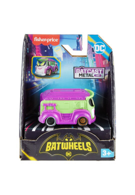Fisher Price Mini vehicul din metal Batwheels Prank The Joker Van 1:55 HML14 - BKid.ro