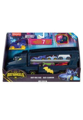 Fisher Price Transportator cu masina Batwheels Bat-Big Rig HMX07 - BKid.ro