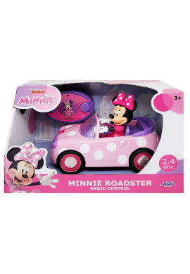 Jada Masinuta cu telecomanda si figurina Minnie Mouse Roadster - BKid.ro