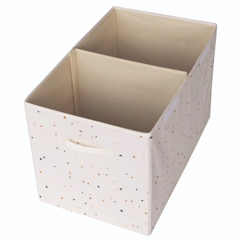 3 Sprouts Cufar pliabil pentru camera copiilor material reciclat Terrazzo Cream