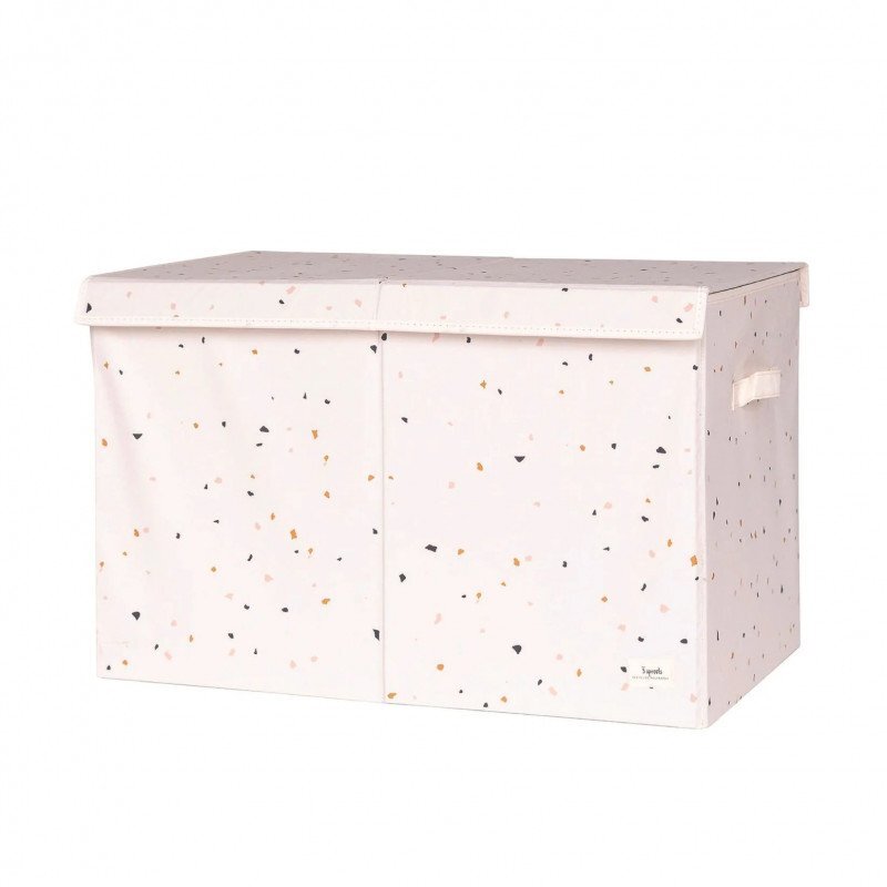3 Sprouts Cufar pliabil pentru camera copiilor material reciclat Terrazzo Cream