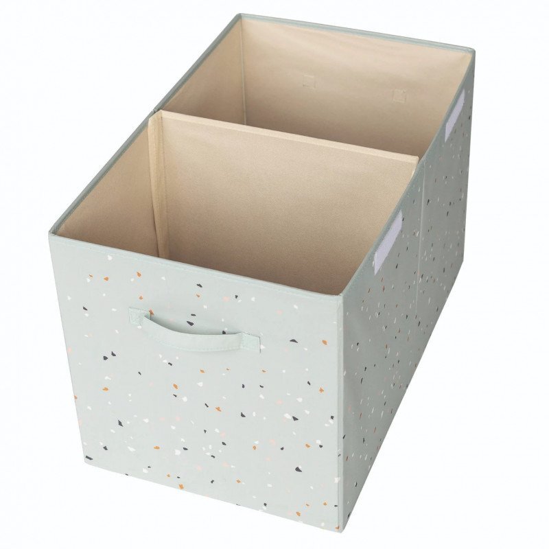 3 Sprouts Cufar pliabil pentru camera copiilor material reciclat Terrazzo Green