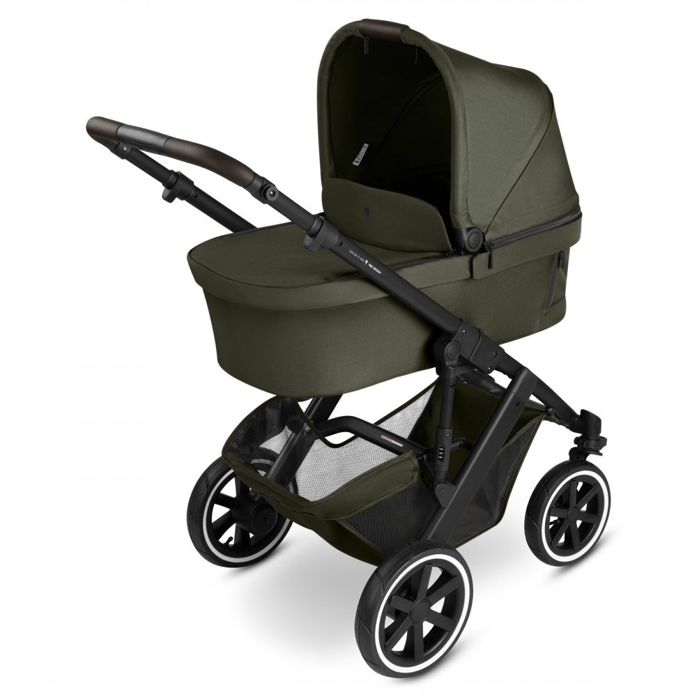 ABC DESIGN Carucior 2 in 1 pentru copii Salsa 5 Air Avocado cu suspensie maner ajustabil roti pneumatice suport pentru picioare reglabil greutate admisa 22 kg