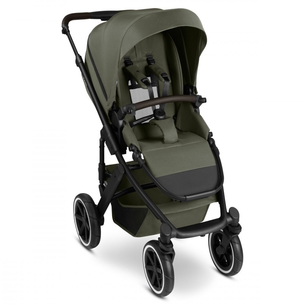 ABC DESIGN Carucior 2 in 1 pentru copii Salsa 5 Air Avocado cu suspensie maner ajustabil roti pneumatice suport pentru picioare reglabil greutate admisa 22 kg
