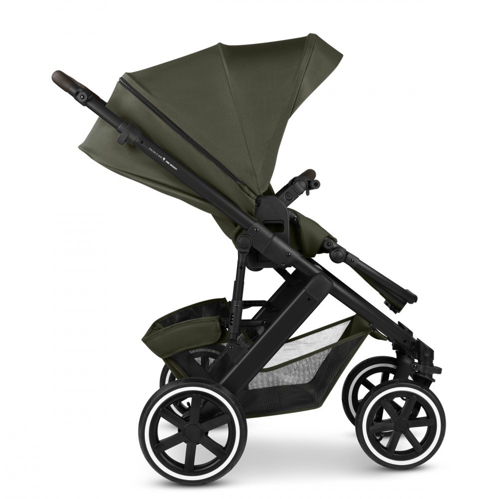 ABC DESIGN Carucior 2 in 1 pentru copii Salsa 5 Air Avocado cu suspensie maner ajustabil roti pneumatice suport pentru picioare reglabil greutate admisa 22 kg