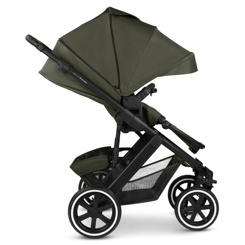 ABC DESIGN Carucior 2 in 1 pentru copii Salsa 5 Air Avocado cu suspensie maner ajustabil roti pneumatice suport pentru picioare reglabil greutate admisa 22 kg