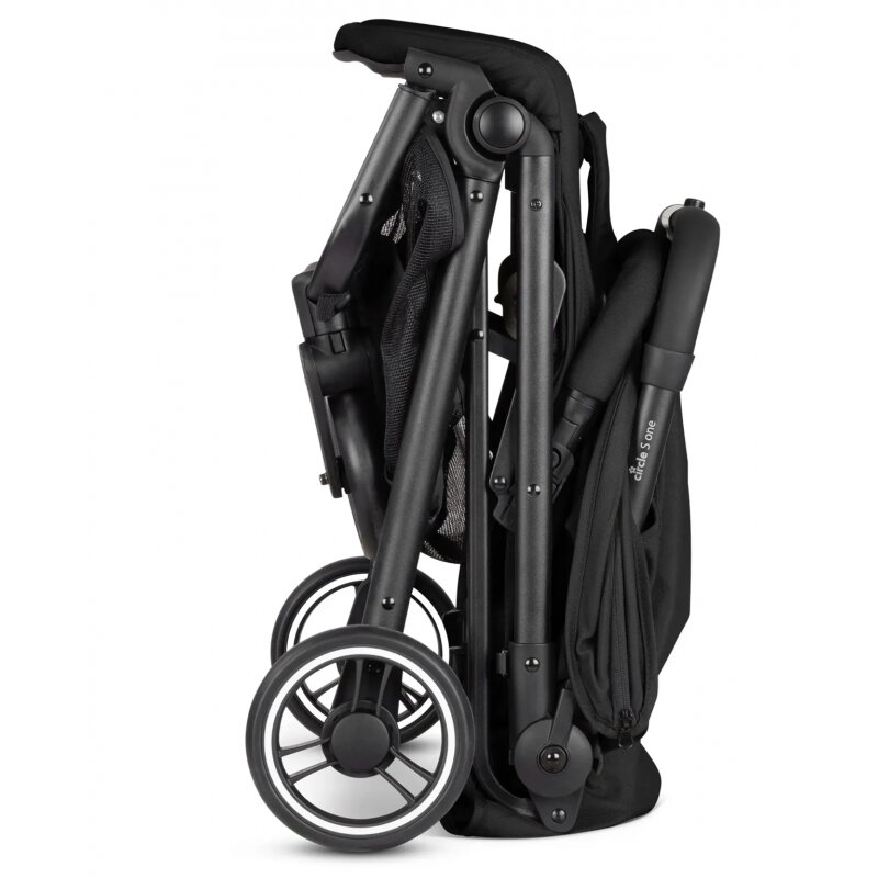 ABC DESIGN Carucior sport pentru copii S One Circle Black suport reglabil pentru picioare pliere compacta greutate admisa 22 kg