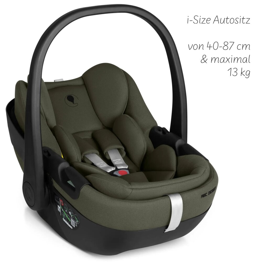 ABC DESIGN Scaun auto Calla i-Size 40-87cm 0-13 kg cu functie de reclinare Olive
