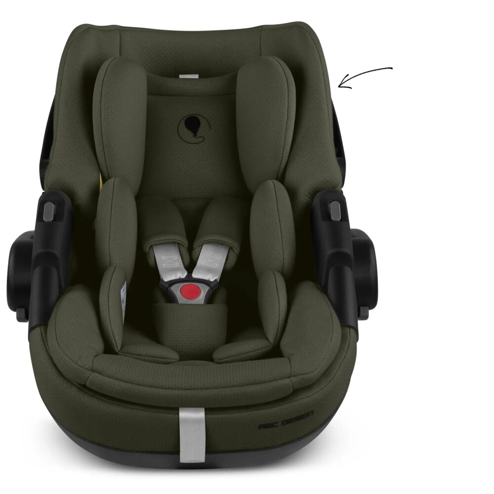 ABC DESIGN Scaun auto Calla i-Size 40-87cm 0-13 kg cu functie de reclinare Olive