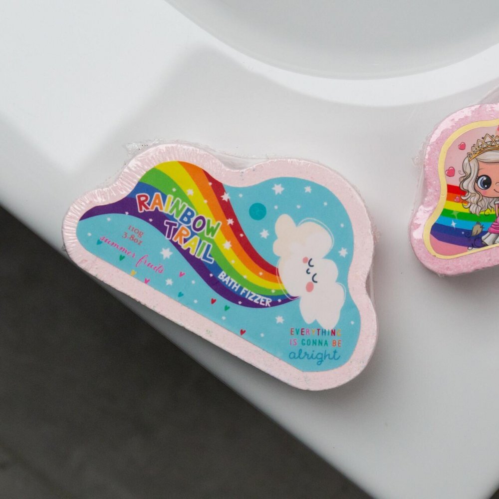 Accentra Bila efervescenta de baie pentru copii Over the Rainbow Trail Effect 110g