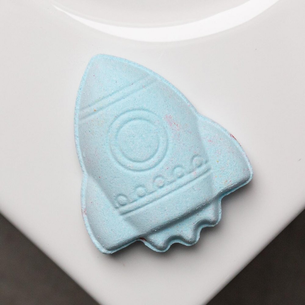 Accentra Bomba efervescenta de baie pentru copii Take me to the Moon Rainbow Trail Effect 100g