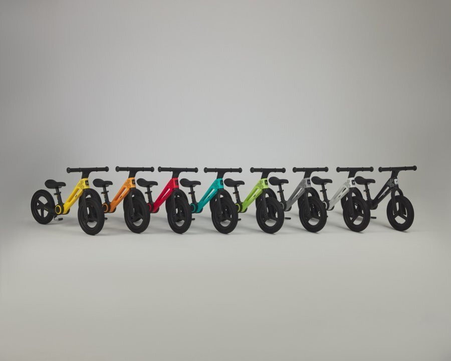 Adamex Bicicleta de echilibru pentru copii Speed M8 pliabila fara pedale cu Saua reglabila si manere confortabile 2-5 ani pana la 35 kg Jet Red