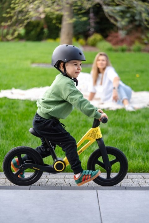 Adamex Bicicleta de echilibru pentru copii Speed M8 pliabila fara pedale cu Saua reglabila si manere confortabile 2-5 ani pana la 35 kg Lime Green