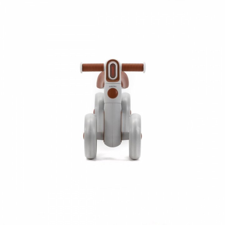 Adamex Bicicleta de echilibru pentru copii Welly cu 4 roti 3 moduri de iluminare LED in ghidon testata EN71 Caramel Grey
