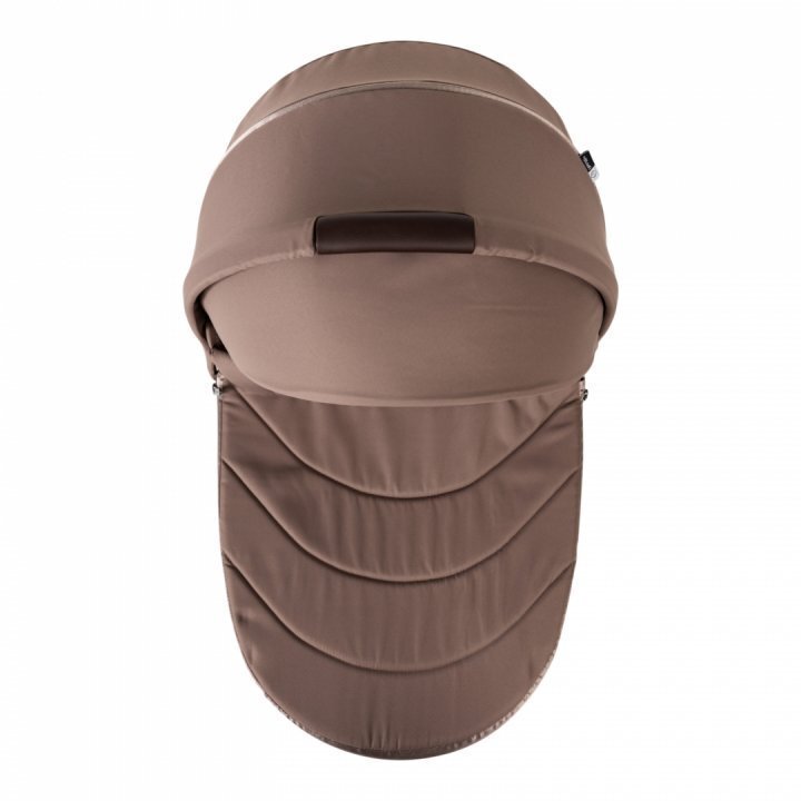 Adamex Carucior 2 in 1 Bianco Deluxe Collection cu suspensii maner reglabil certificat EN18882022 pana la 22 kg Chocolate Fango