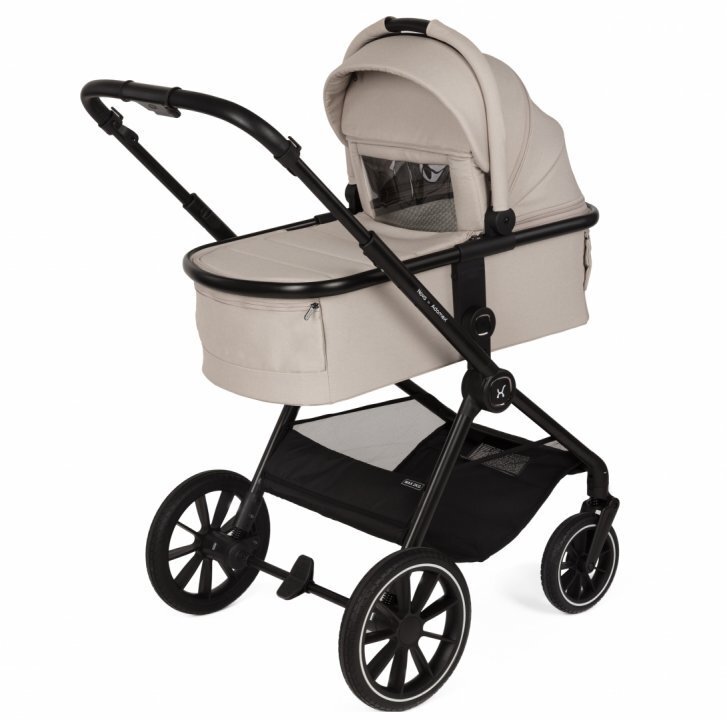 Adamex Carucior 2 in 1 pentru copii Nova premium doua piese distincte suspensii maner reglabil roti mari anti-pana greutate maxim admisa 22 kg accesorii incluse Bej