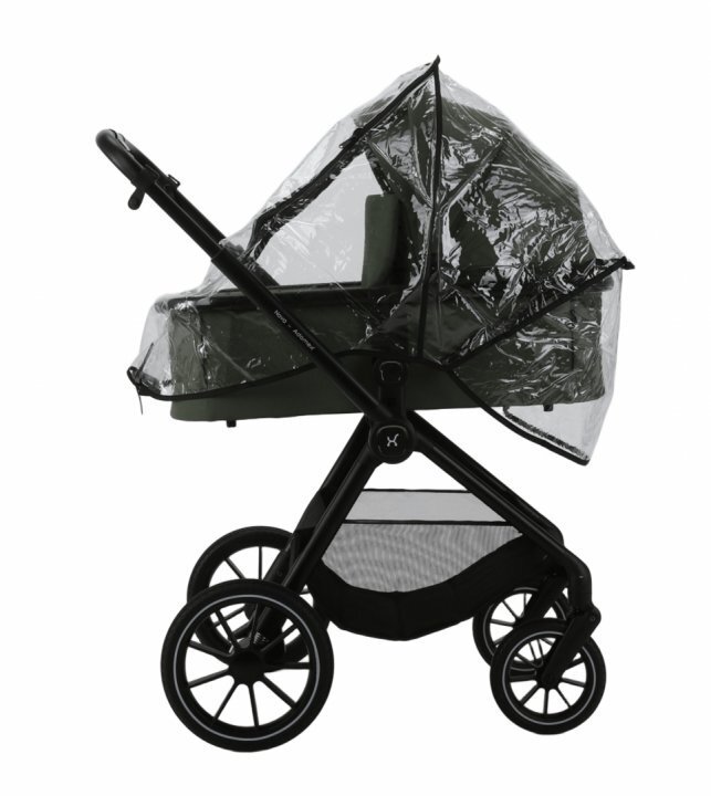 Adamex Carucior 2 in 1 pentru copii Nova premium doua piese distincte suspensii maner reglabil roti mari anti-pana greutate maxim admisa 22 kg accesorii incluse Verde