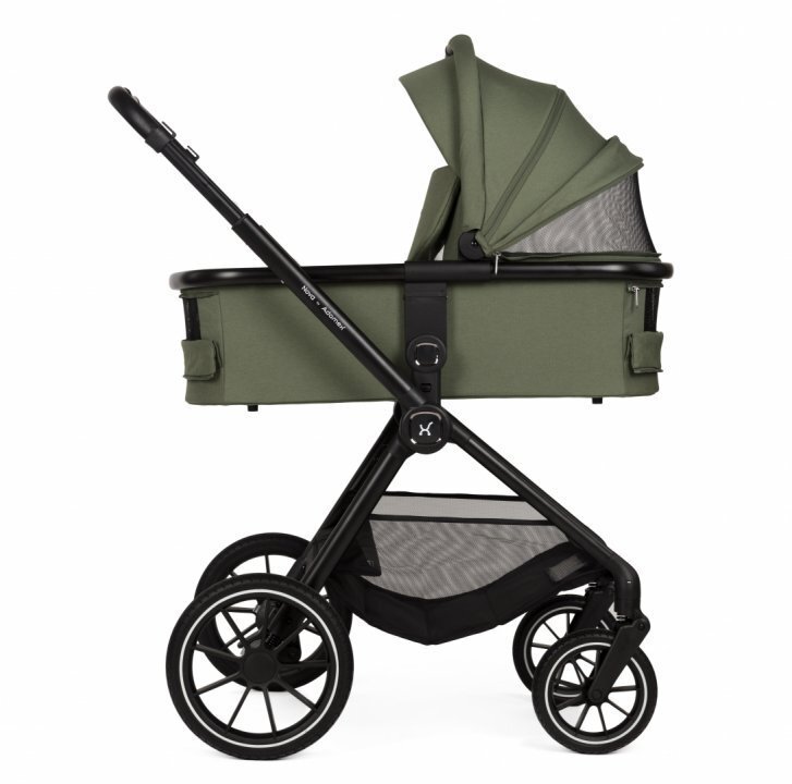 Adamex Carucior 2 in 1 pentru copii Nova premium doua piese distincte suspensii maner reglabil roti mari anti-pana greutate maxim admisa 22 kg accesorii incluse Verde