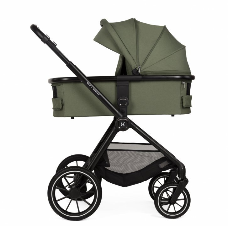 Adamex Carucior 2 in 1 pentru copii Nova premium doua piese distincte suspensii maner reglabil roti mari anti-pana greutate maxim admisa 22 kg accesorii incluse Verde