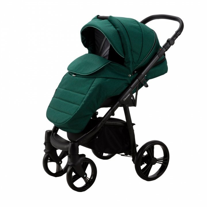 Adamex Carucior 3 in 1 Neonex TIP52C Amazon Green scaun auto iSize spatar reglabil pana la orizontala landou cu spatar reglabil suspensii accesorii incluse