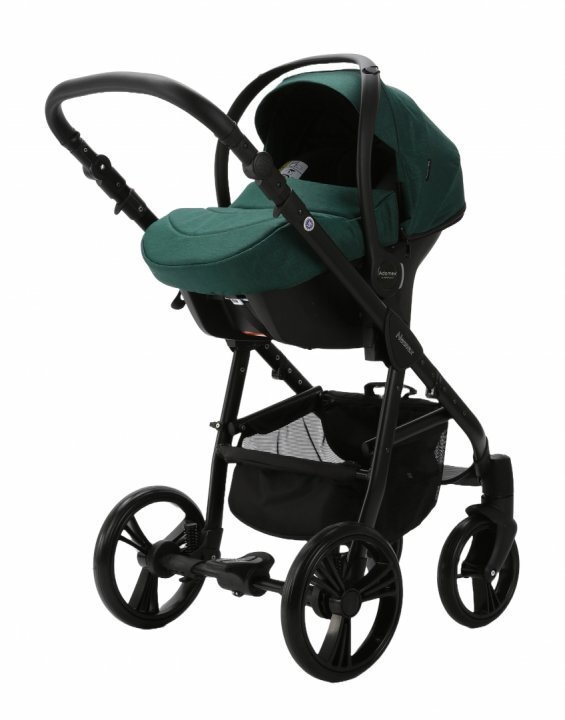 Adamex Carucior 3 in 1 Neonex TIP52C Amazon Green scaun auto iSize spatar reglabil pana la orizontala landou cu spatar reglabil suspensii accesorii incluse