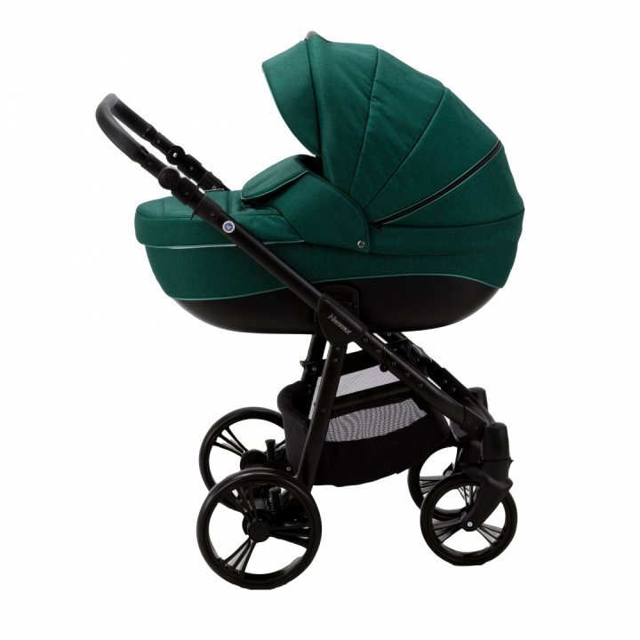 Adamex Carucior 3 in 1 Neonex TIP52C Amazon Green scaun auto iSize spatar reglabil pana la orizontala landou cu spatar reglabil suspensii accesorii incluse