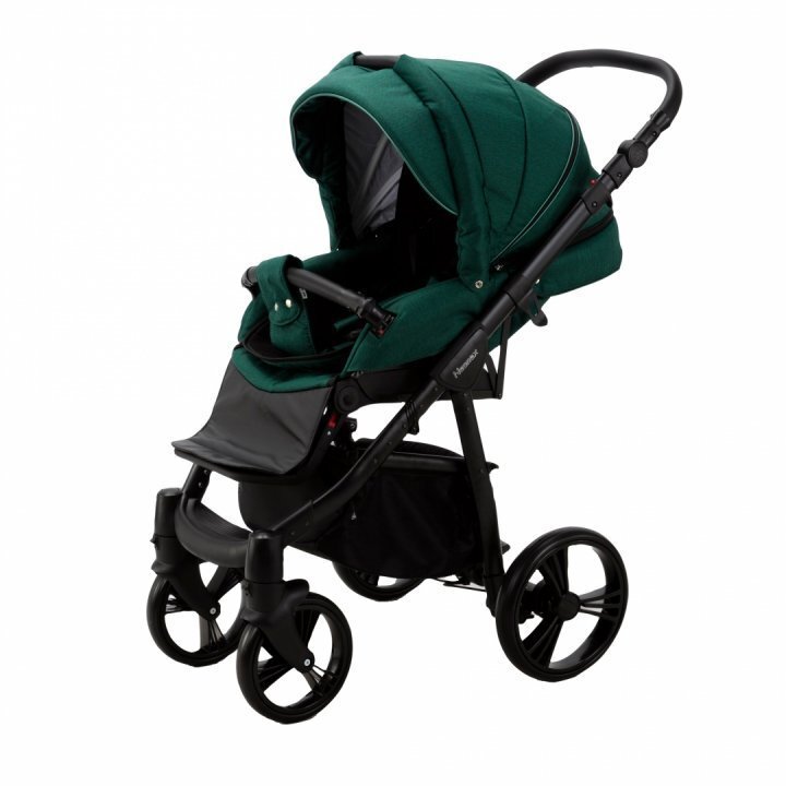 Adamex Carucior 3 in 1 Neonex TIP52C Amazon Green scaun auto iSize spatar reglabil pana la orizontala landou cu spatar reglabil suspensii accesorii incluse