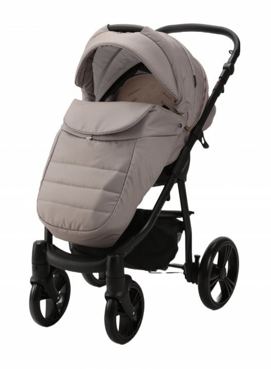 Adamex Carucior 3 in 1 Neonex TK72C Ferrara Beige scaun auto iSize spatar reglabil pana la orizontala landou cu spatar reglabil suspensii accesorii incluse