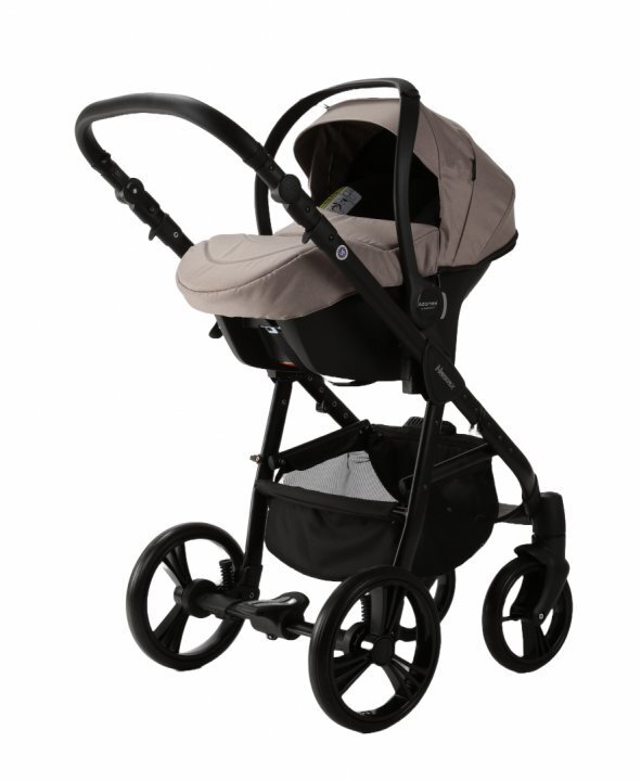 Adamex Carucior 3 in 1 Neonex TK72C Ferrara Beige scaun auto iSize spatar reglabil pana la orizontala landou cu spatar reglabil suspensii accesorii incluse