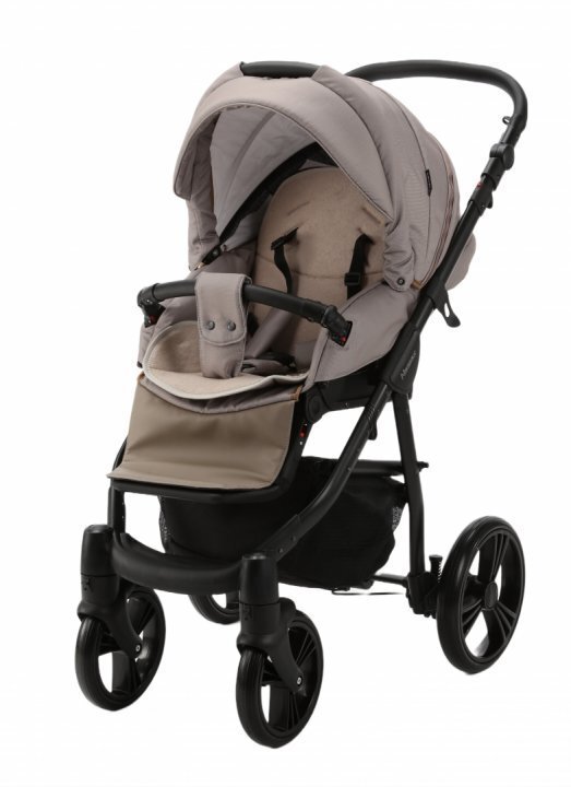 Adamex Carucior 3 in 1 Neonex TK72C Ferrara Beige scaun auto iSize spatar reglabil pana la orizontala landou cu spatar reglabil suspensii accesorii incluse
