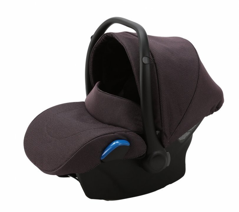 Adamex Carucior 3 in 1 Rimini Alu tip Collection Linen EcoLeather frozen raspberry cu scaun iSize parte sport reglabila pana la orizontala cadru cu suspensii landou cu suport de cap reglabil pe inaltime